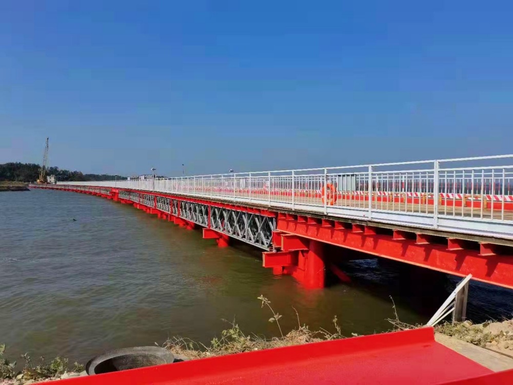 Offshore Bailey bridge structures for construction access by JSSJ